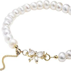 Natural Pearl Bracelet AAA+ Quality Elegant Wedding Anniversary Gift for Women